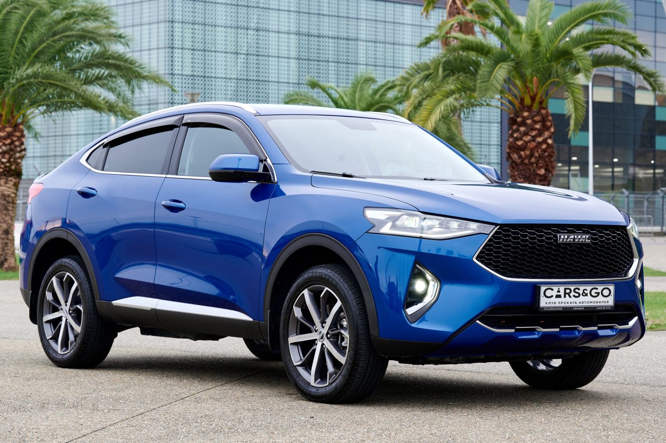 Аренда Haval F7X Синий в Сочи без водителя